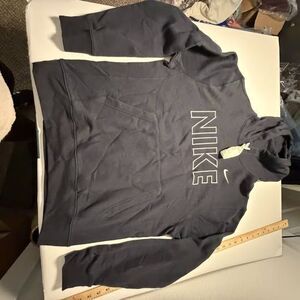 Mens designer black hoodie MED. NEW